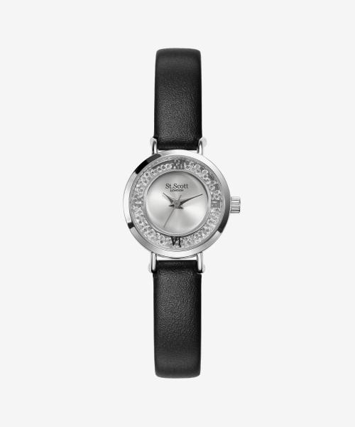 

[ST.SCOTT LONDON] ST.SCOTT LONDON Moving Glittery Watch ST7005SSB FREE