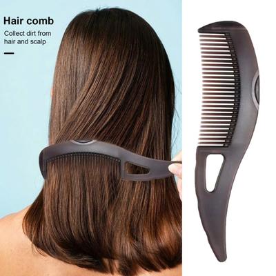 Dandruff Removal Comb for Women & Men Hollow Tooth Hairbrush for Scalp Point Massage & Grease Removal Plastic Scalp Massage Comb To Reduce Scalp