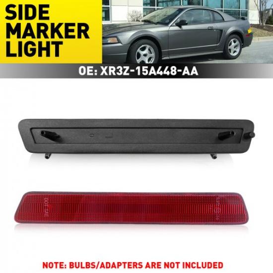 

For Mini Amber 2007-2015 Cooper Front Wheel Fender Side Marker Light Housing Kit