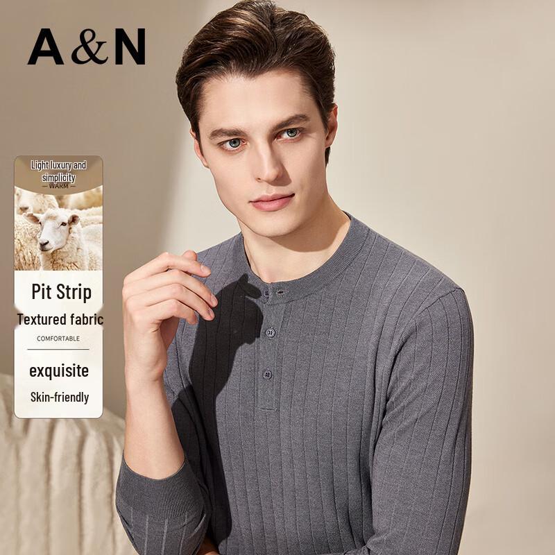 

Men s Thin Knit Crew Neck Long Sleeve Shirt XL