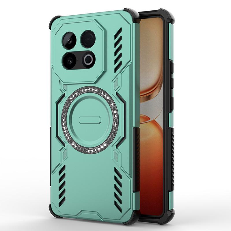 

Magsafe Phone Case for Vivo IQOO Z10 Turbo,Magnetic Heat Dissipation Phone Case Cover for Vivo IQOO Neo 10 VIVO IQOO NEO 10 зелений