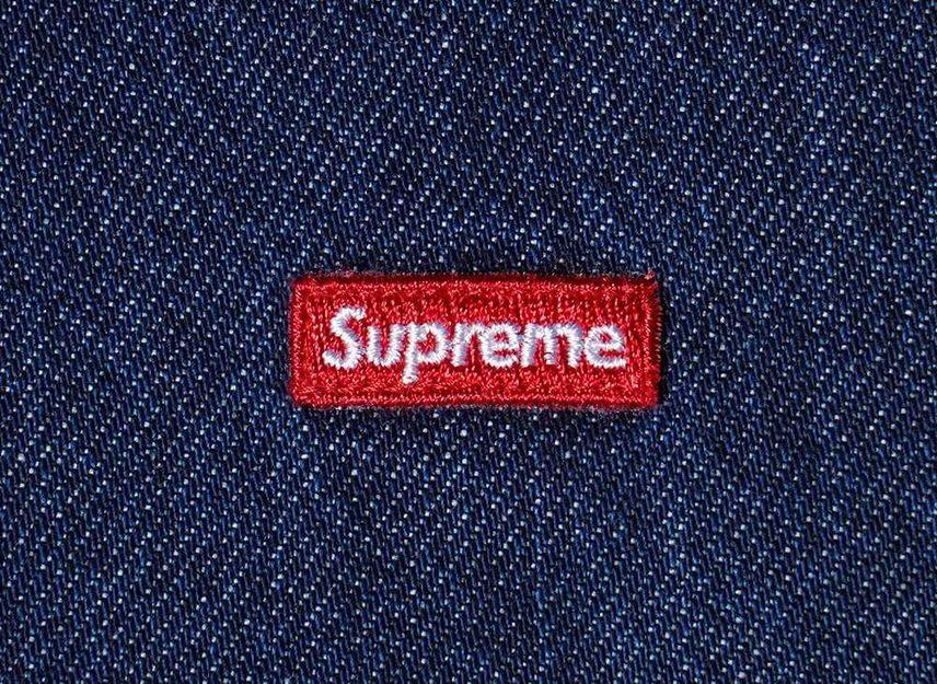 Supreme Small Box Shirt Rinsed Denim
