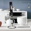 Portable Electric Whisk Mixer Rechargeable Stainless Steel Mini Coffee Maker for Household Kitchen Use