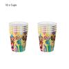 51pcs Cocomelon Party Supplies Set Include Plates, Napkins, Cups, a Tablecloth