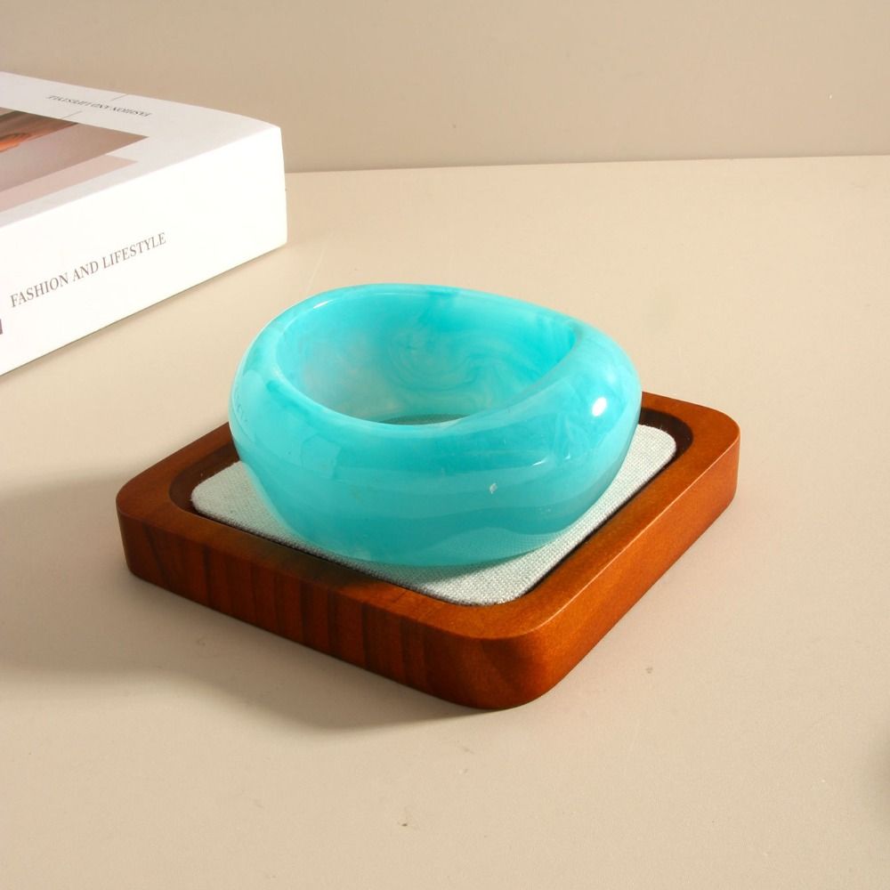 

Дизайн меншості барвистий акриловий браслет богемний прозорий ручний кільце прикраса рожевий червоний колір