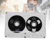 Blank Cassette Normal Bias Open Reel Sound Recording Portable In a Clear Box with Perfect for Recording and Music Tape, 50-minute Tape, Paper, Rock,