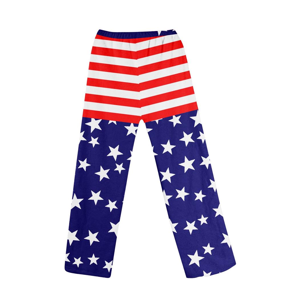 Anime Pajama Pants Sleepwear Casual Drawstring Elastic Waist Pants Comfy Straight Yoga Loose Trousers