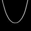1/1.5/2MM 40cm-60CM Thin Real 925 Sterling Silver Slim Box Chain Necklace Women Girls Children Jewelry kolye collares collier