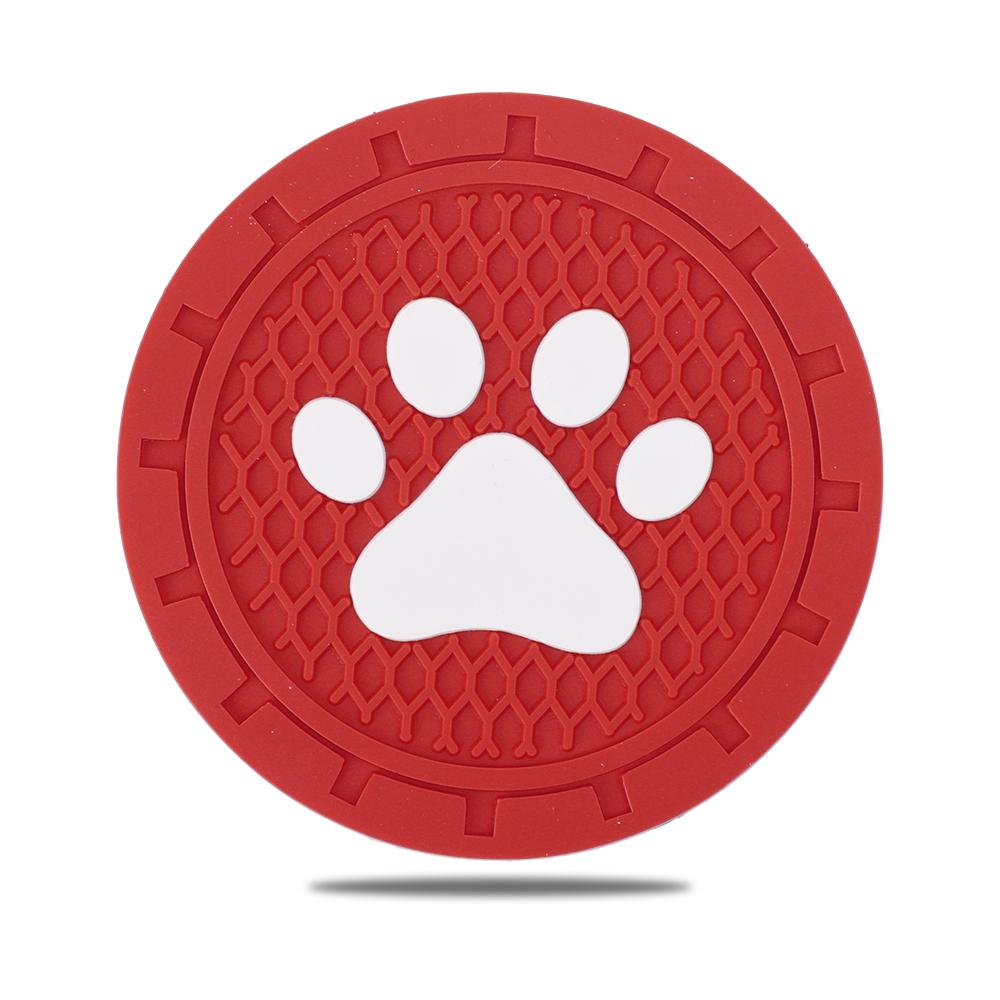 Car Coaster Double Diamond Auto Water Cup Groove Non-slip Pad Honeycomb Heat Insulation Anti Scalding Mat Car Door Groove Mat