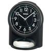 Clock Alarm Clock Analog Loud Black PYXIS RAIDEN NR454K