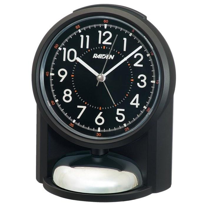 Seiko Clock Alarm Clock Analog Loud Black PYXIS RAIDEN NR454K