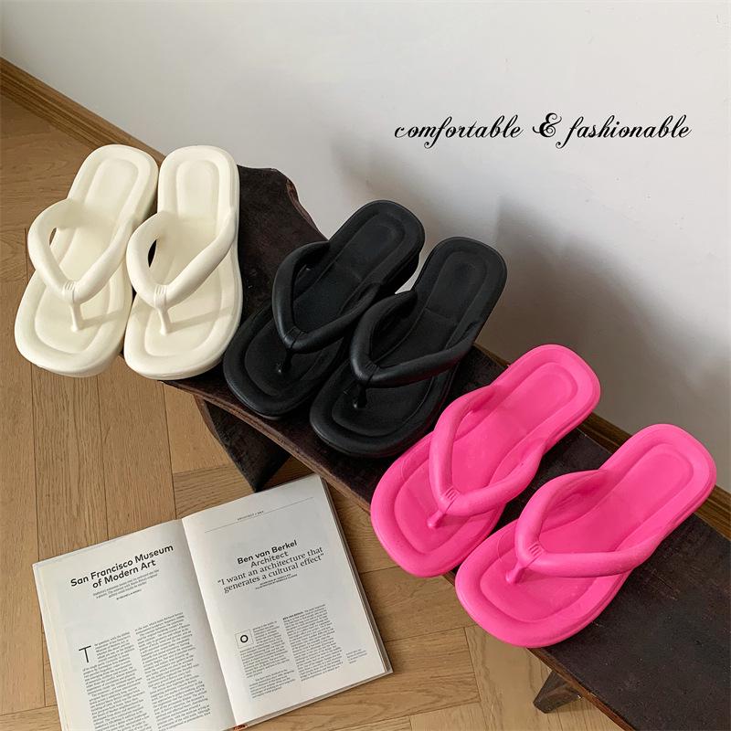 Marken-Zehentrenner mit dicker Sohle: EVA, Deodorant, Wasserdicht, Rutschfest, Bequem, Leicht – Perfekt für Outdoor-Bekleidung.