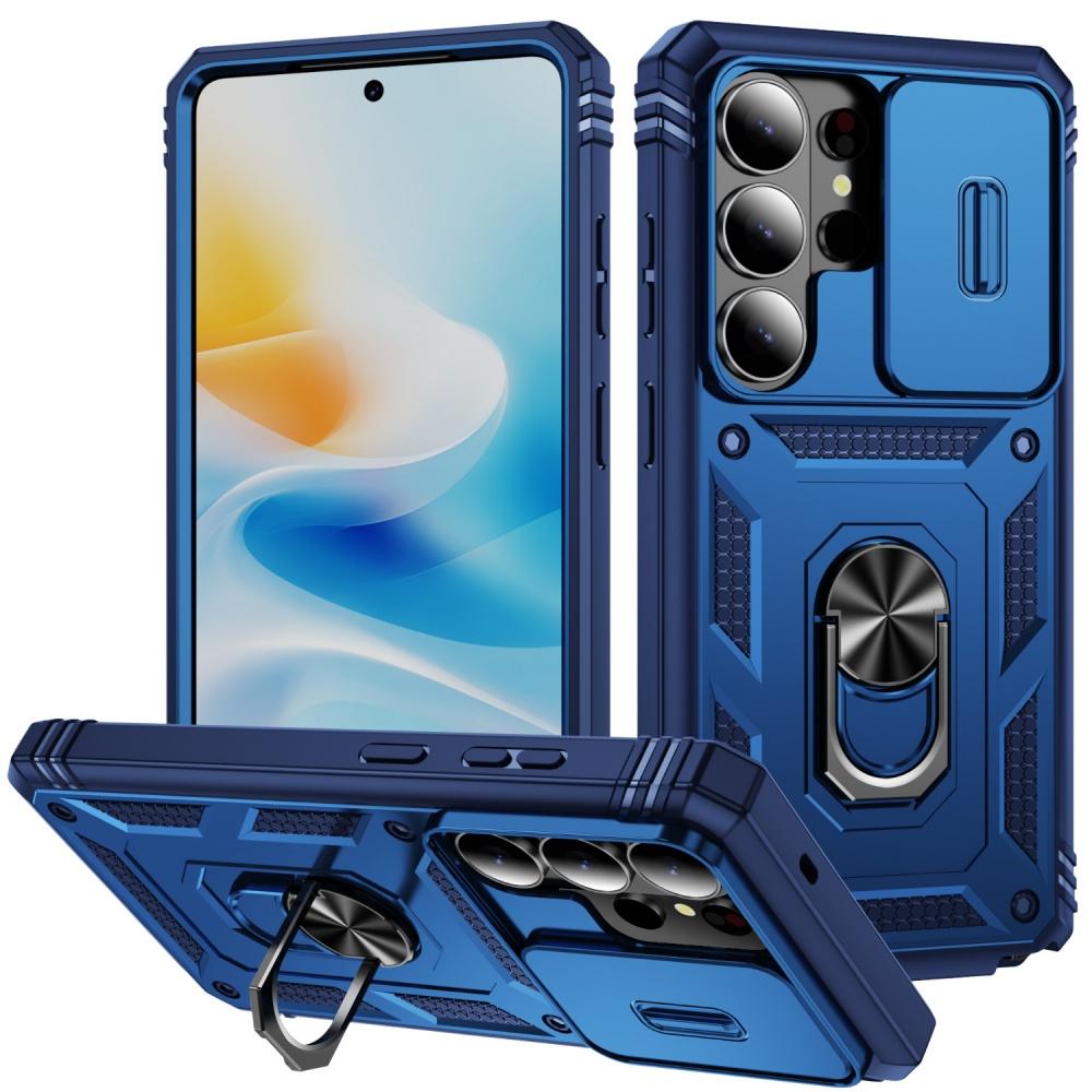 Heavy Duty Armor Lens Protection Case For Samsung S26 Ultra S25 S24 FE S23 S22 S21 S20 A34 For Magsafe Magnetic Holder Cover
