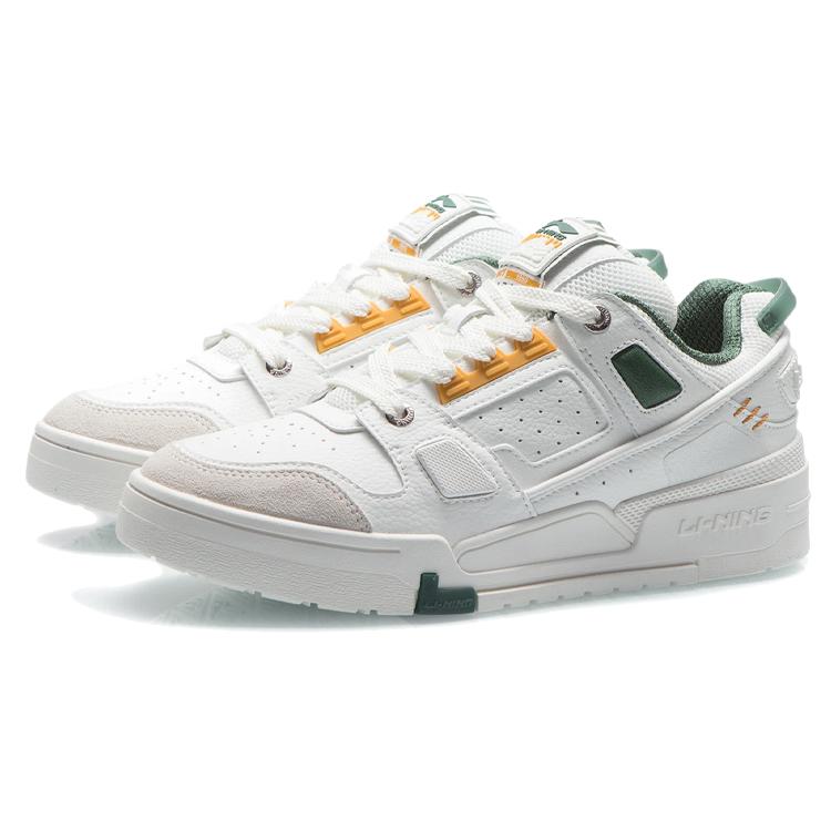 New LiNing Journey Durable Breathable Low Top Skateboard Shoes Ecru AGCR297-5