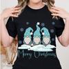 Merry Christmas Gnomes T-Shirt, Holiday Festive Tee