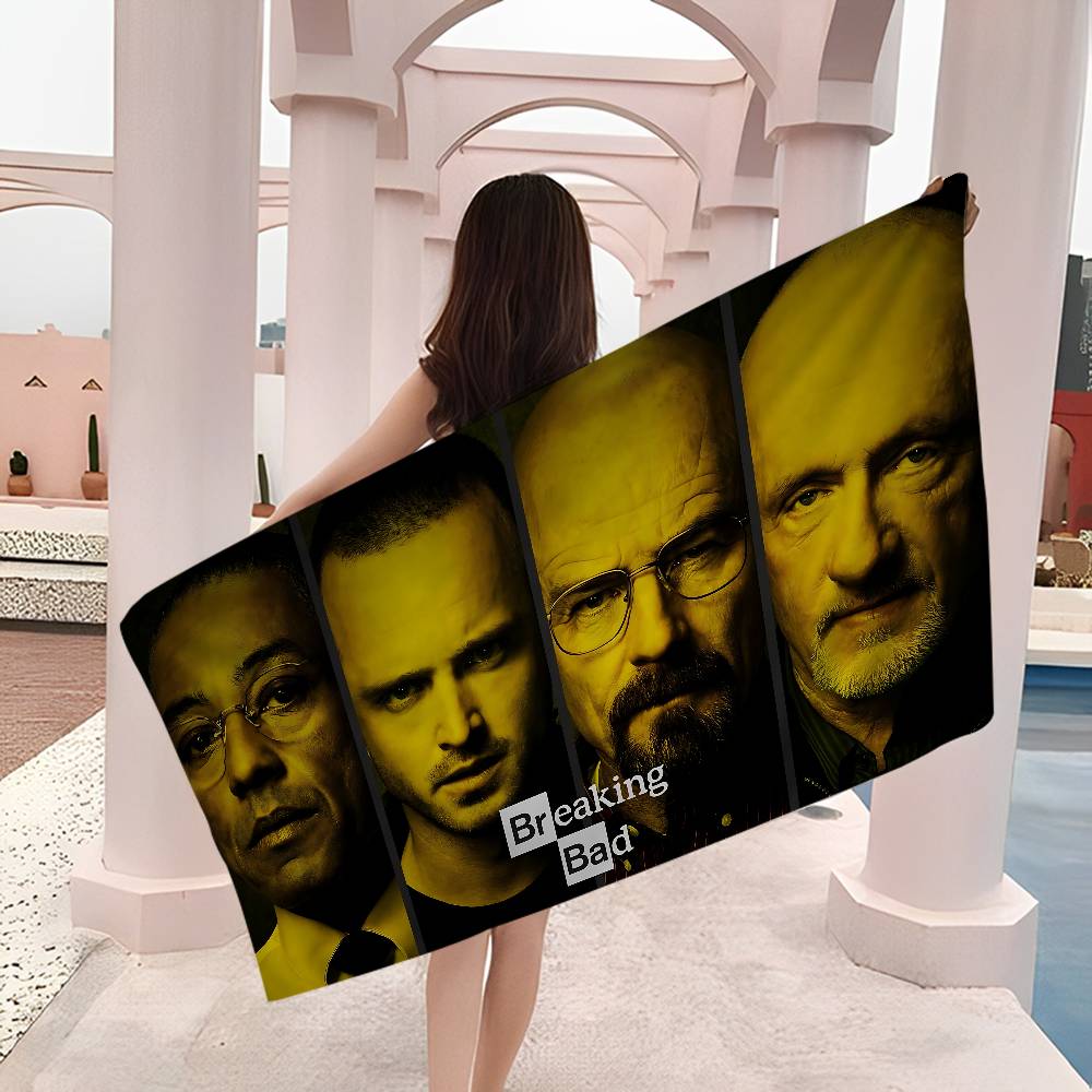 Movies B-Breaking B-Bad Beach Towel Colorful Bath Towels for Girl Microfiber Quick Dry Custom Sand Free Beach Yoga Spa Gym Pool