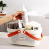 Portable Handle Bath Basket Plastic Mesh Basket Bathroom Shower Wash Bath Large Capacity Storage Basket Toilet Cleaning Supplies