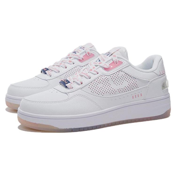 Li Ning Classic Skateboarding X Disney 'White Pink Daisy' Women's AGCS146-3