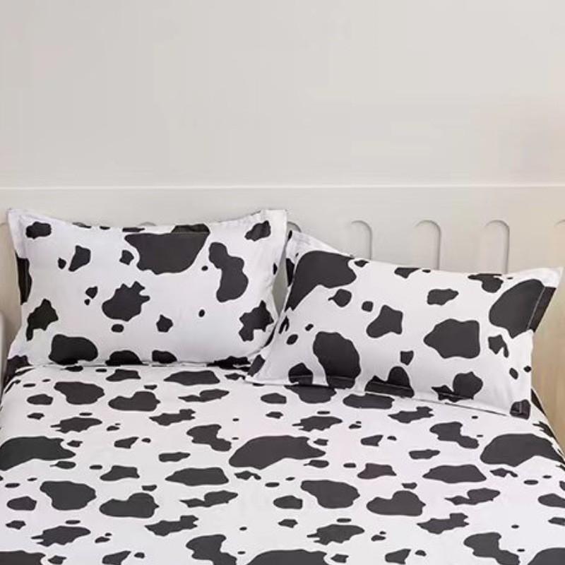 Cotton Pillowcase 48x74cm Soft Breathable Plain Solid Color Envelope Adult Single Pillow