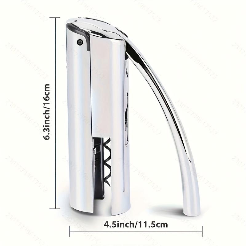 

Премиальный рычажный штопор из цинкового сплава и нержавеющей стали, идеально подходит для дома, бара и ресторана, идеальный подарок на праздники, включая Хэллоуин, Рождество