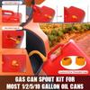 Universal Car Funnel Set Extension Pipe Engine Oil Filling Funnel Set Gasoline Oil Fill Universal Tool For Auto Motorcycle Truck