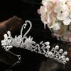 Wedding Crown Korean Swan Headdress Hair Accessories Wedding Dress Children's Birthday Simple Dress Versatile Crown