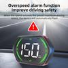 Universal GPS Speedometer HUD For Cars - 2025 New Head Up Display With MPH/KMH, Overspeed Alarm, Fatigue Alert, Large LED Font, Plug & Play USB, Auto