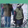 Fantasia Cosplay Naruto Kakashi Hatake de Qualidade Premium Nova para Halloween