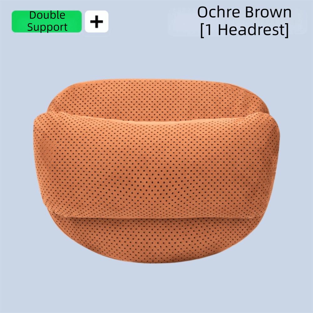 Suede Memory Cotton Seat Waist Cushion Ergonomic Support Lumbar Support Cushion  Car