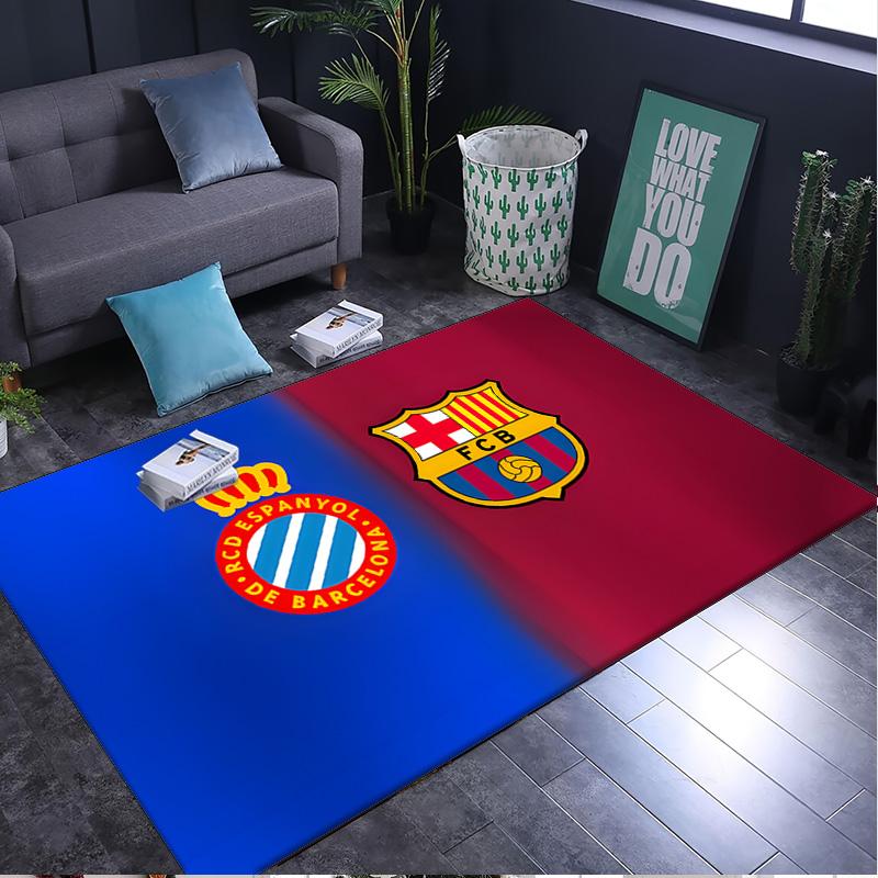 1PC rug Espanyol Stadium Carpet, Chair Rug,Area Rug for Office Bedroom living rooms bedroom, Doormat decor Christmas fan gifts