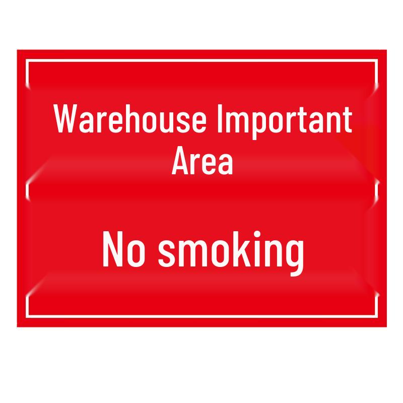 Bingyu No Smoking Fire Safety Signs 20x30cm
