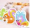 Diamond Embroidery for Children To Play With, Collage Set of Dinosaurs