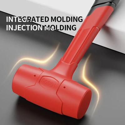 Rubber Hammer for Tiling Floors Tiles Non Elastic Hammers Wooden Handles Rubber Furniture Installation Hammers