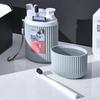 Travel Mouthwash Cup Portable Cute Essential For Business Trips Toothbrush Case With Lid Multifunctional Storage Set