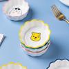 Japanese Cartoon Animal Flavor Saucer Household Creative Cute Petal Saucer Side Dishes Snacks Sauce Vinegar Saucer