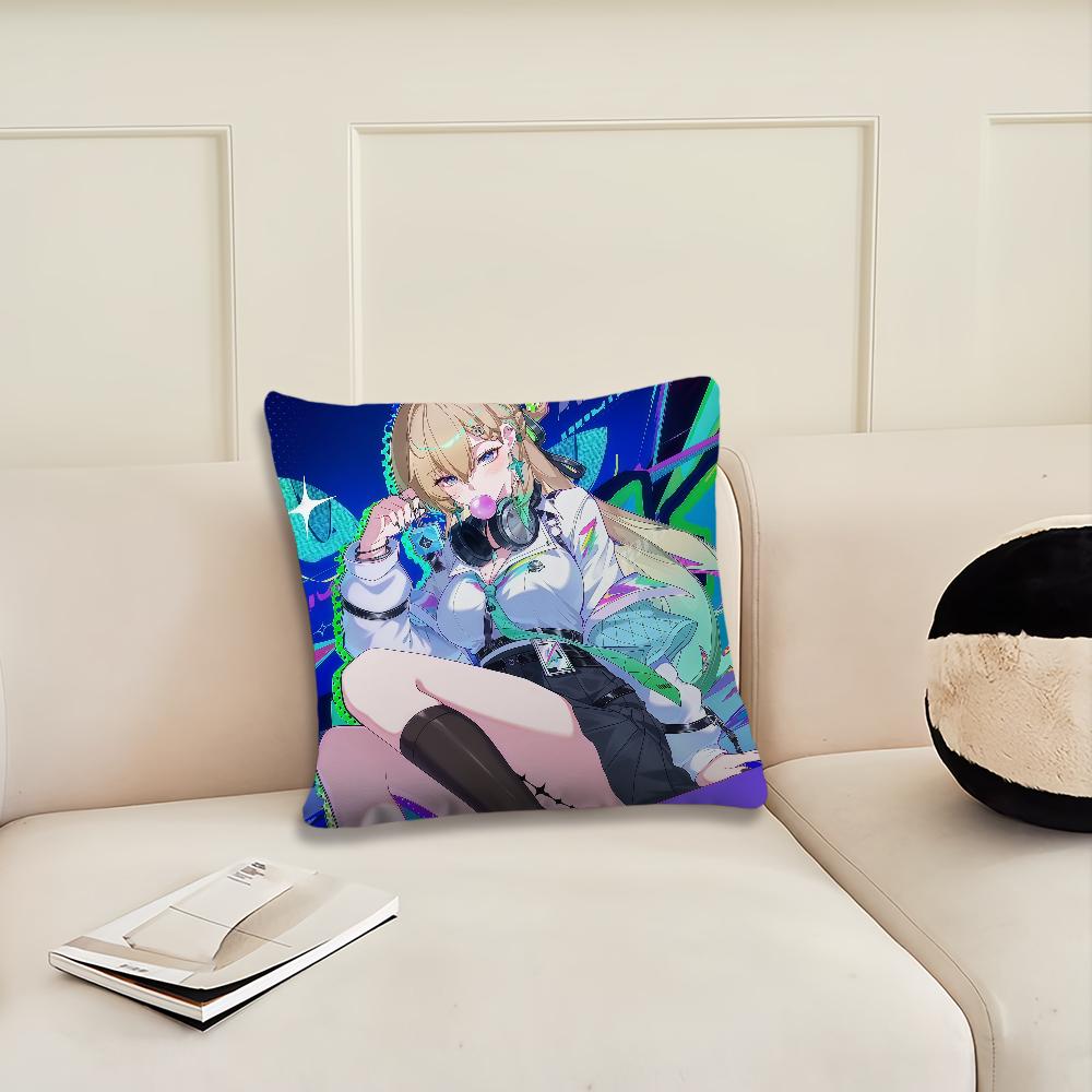 Game Wuthering Waves LYNAE cushion cover Pillow Cover Decoration Room Home Sofa living Office Car Nordic Simplicity
