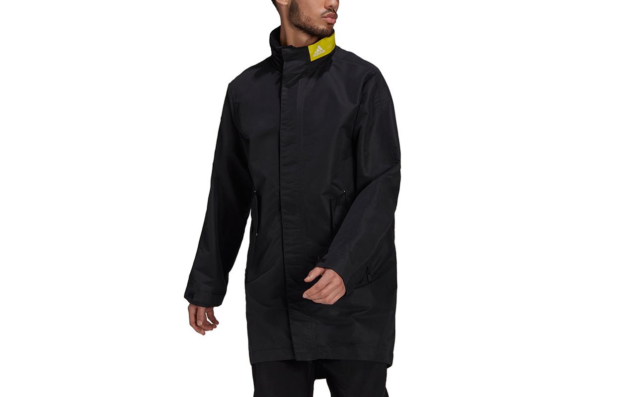 

Adidas Jackets Men s Black Stand Collar Moderate Other GM3844 M