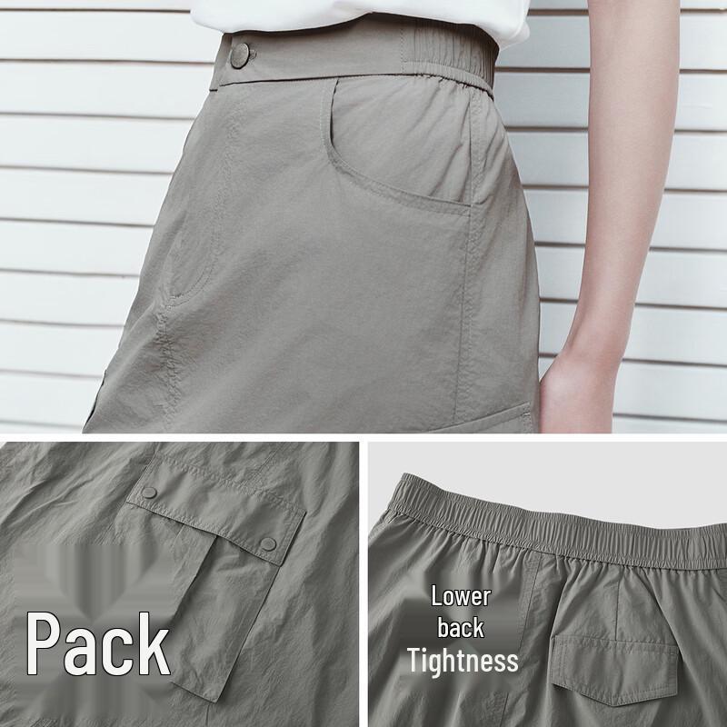 Semir Women's Sun-Protective Cargo Midi Skirt