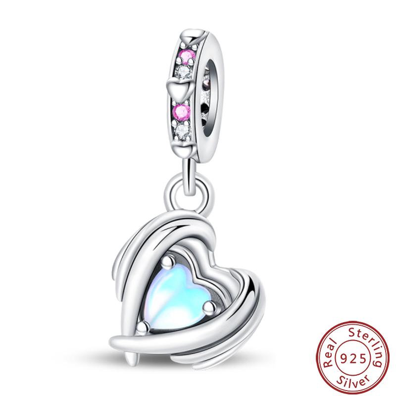 Copper Sincere Emotions Multiple Styles Heart-Shaped Romantic Charms Beads 3Mm Diy Fine Jewelry Making