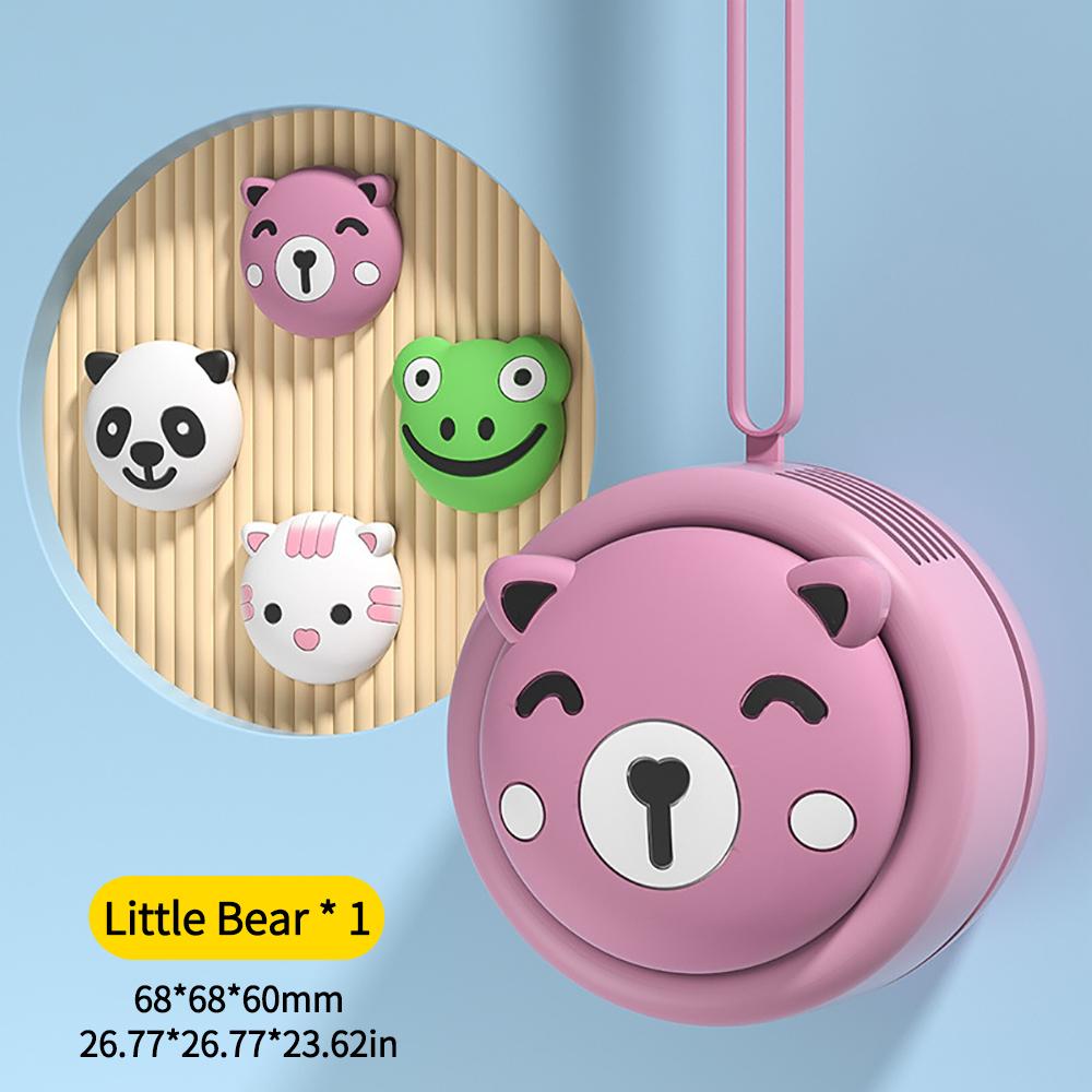 New Summer Hanging Neck Fan Portable Handheld USB Charging Fun Cute Mini Silent Fan for Students Gifts