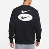 Nike casual sports fleece-lined crewneck long-sleeve sweatshirt for men