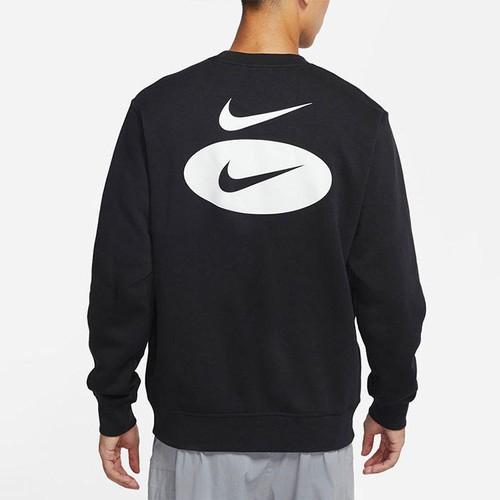Nike casual sports fleece-lined crewneck long-sleeve sweatshirt for men
