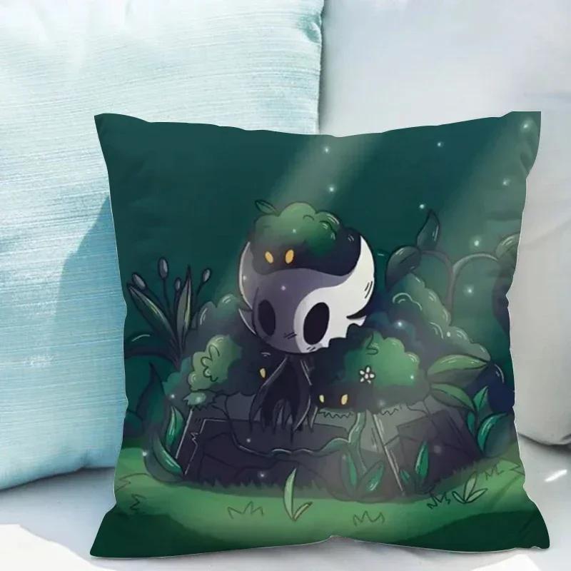 Decorative Pillowcase X Hollow Knight Cushions Home Decor Double-sided Printing Pillow Cases Cushion Cover X Short Plush