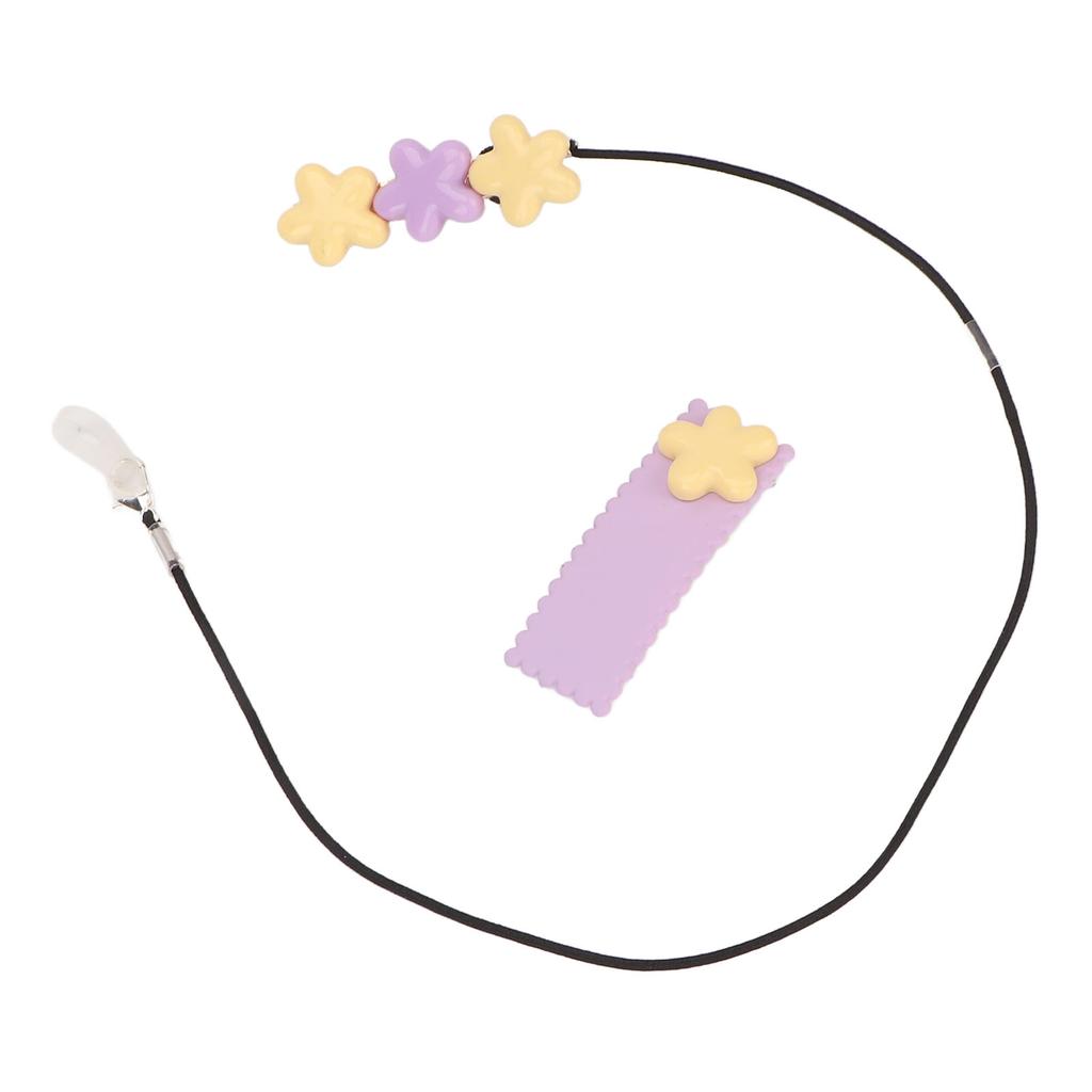 Hearing Aids Clip Prevent Loss Cute Flowers Flexible Portable Hearing Aid Lanyard Protector for Children Monaural