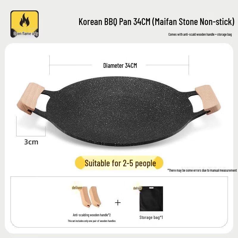 ZISIZ Camping & Home Induction Grill Pan