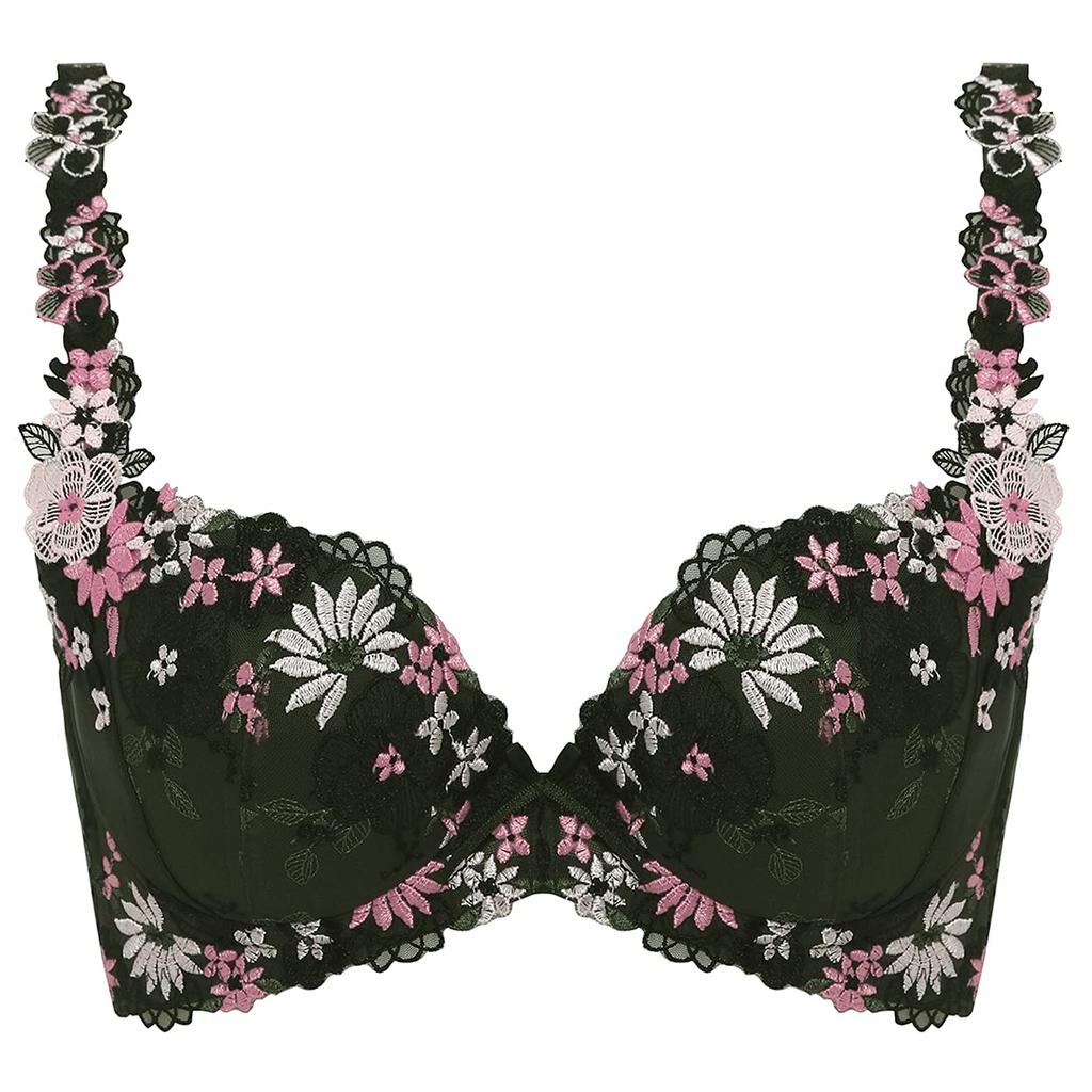 Triumph Premium Red Label 0080 M010 B75 Women's Bra, (Dark Green),