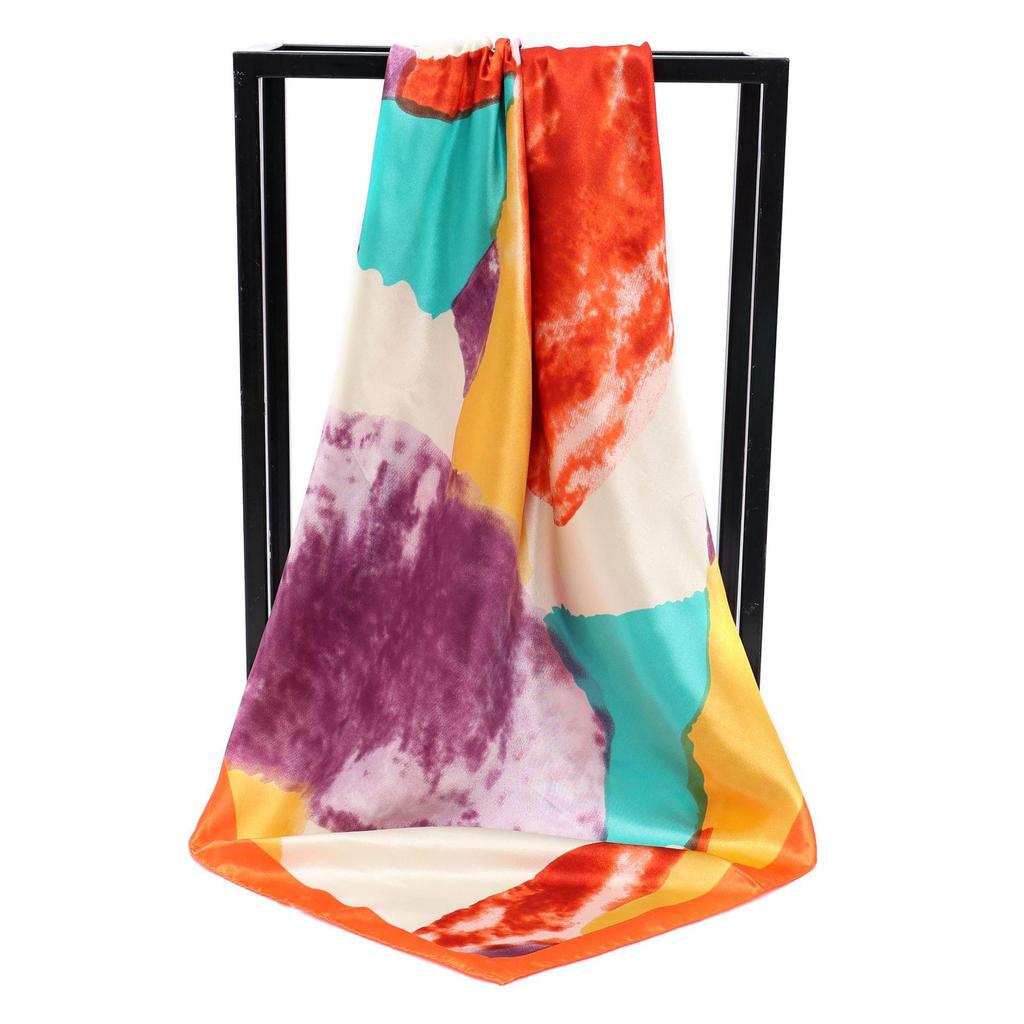 Long Silk Scarf for Women - Versatile Winter/Autumn Style Neckerchief, Fashionable and New 2021 Trend