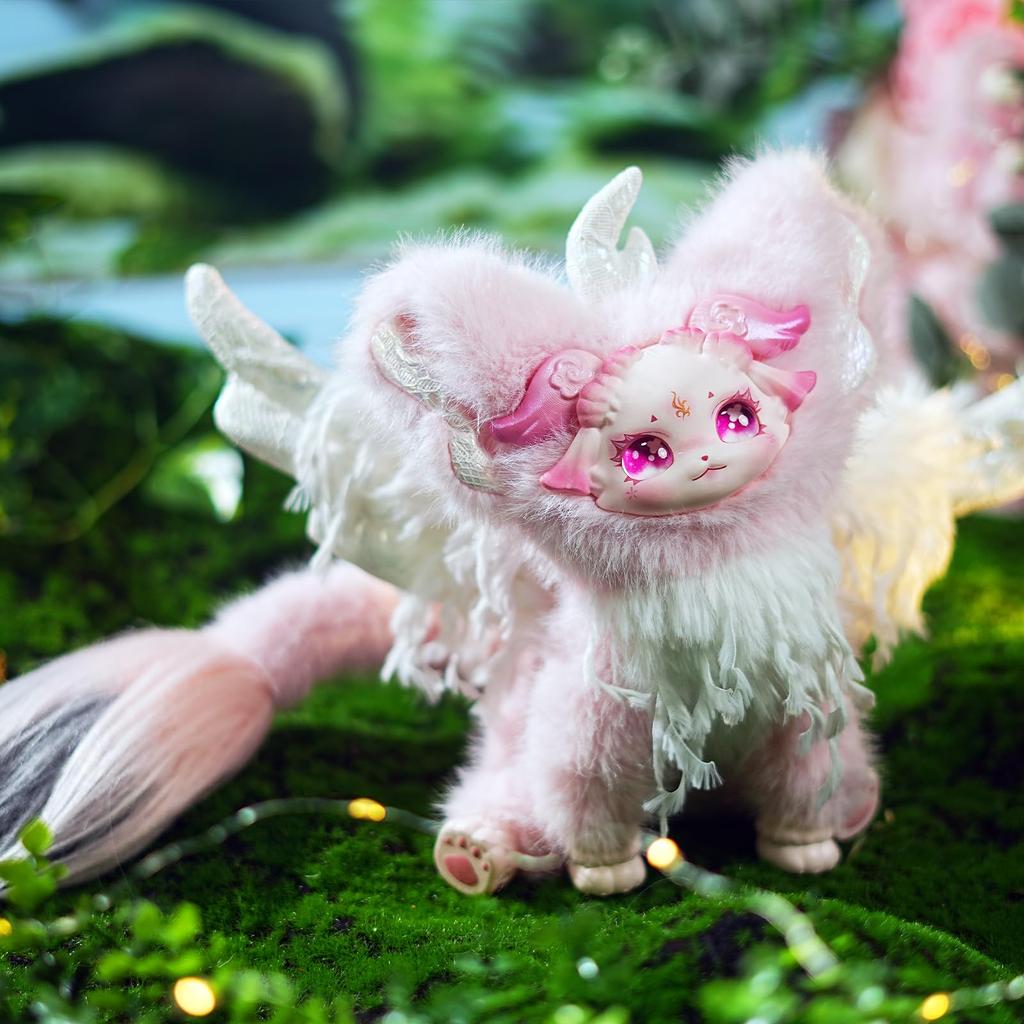 ICY Fortune Days Blind Box Round Fantastic Creatures Plush 1 Approximately 18cm Made of and Gift Edition, 2, Series, Doll, Piece, Box, Tall,