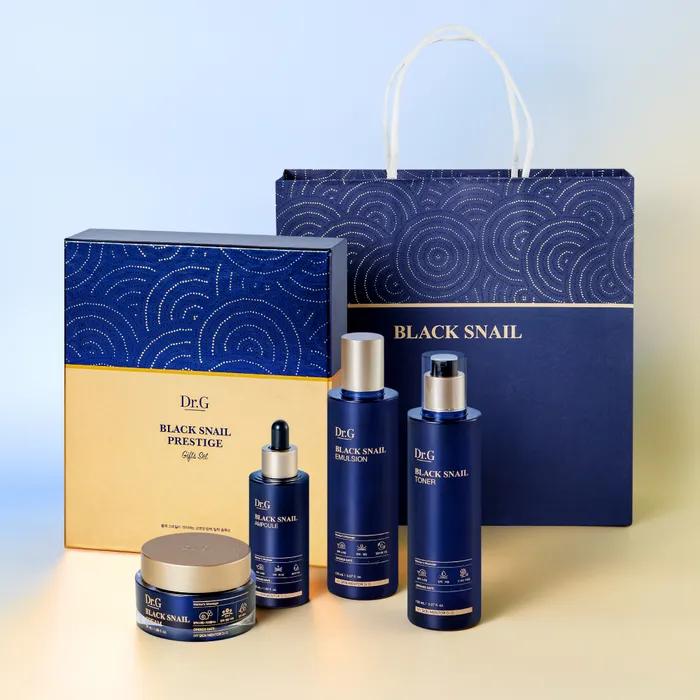 Black Snail Prestige 4-piece full set (toner 150mL, emulsion 150mL, ampoule 50mL, cream 50mL)