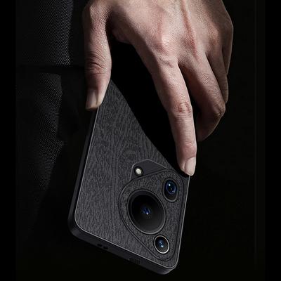 For Huawei Pura 70 Ultra Cases Wood Texture PU+PC+TPU Phone Cover